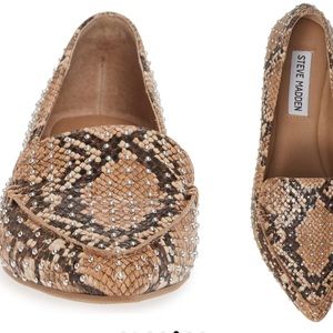 Steve Madden Feather Studded Flats